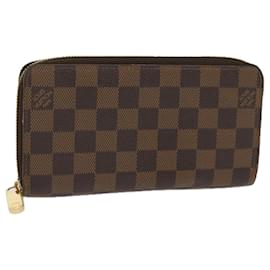 Louis Vuitton-LOUIS VUITTON Damier Ebene Zippy Wallet Long Wallet N41661 LV Auth am5667-Other