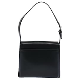 Givenchy-GIVENCHY Shoulder Bag Leather Black Auth am5639-Black