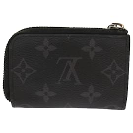 Louis Vuitton-LOUIS VUITTON Monogram Eclipse Porte monnaie Jour Portamonete M63536 auth 65225-Altro