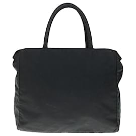 Prada-PRADA Hand Bag Nylon Black Auth 65884-Black