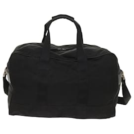 Prada-PRADA Boston Bag Nylon 2way Black Auth bs11802-Black