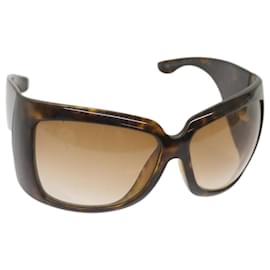 Gucci-GUCCI Sunglasses plastic Brown Auth bs11868-Brown