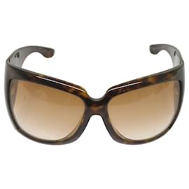 Gucci-GUCCI Gafas de sol plástico Marrón Auth bs11868-Castaño