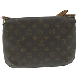 Louis Vuitton-LOUIS VUITTON Monogram Musette Tango Short Strap Shoulder Bag M51257 auth 65813-Monogram