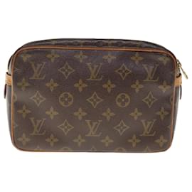 Louis Vuitton-Louis Vuitton Monogram Compiegne 23 Clutch Bag M51847 LV Auth 65796-Monogram