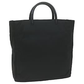 Prada-PRADA Hand Bag Nylon Black Auth 65704-Black