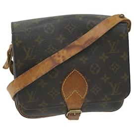 Louis Vuitton-LOUIS VUITTON Monogram Cartouchiere MM Shoulder Bag M51253 LV Auth 65637-Monogram
