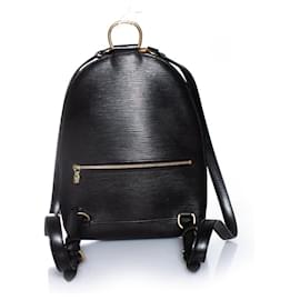 Louis Vuitton-Louis Vuitton, Epi Mabillon black leather bag-Black