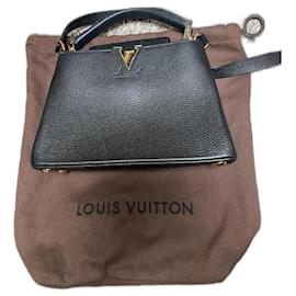 Louis Vuitton-Louis Vuitton Capucines BB black bag-Black