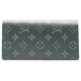 Louis Vuitton-Louis Vuitton Monogram Eclipse Canvas Brazza Geldbörse-Schwarz