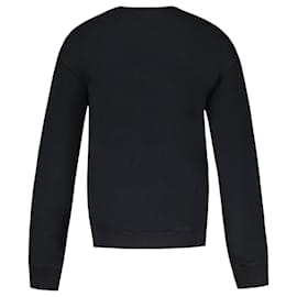 Autre Marque-Fox Head Patch Comfort Sweatshirt – Maison Kitsune – Baumwolle – Schwarz-Schwarz