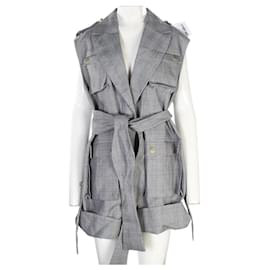 Zimmermann-Maxi Checked Jumpsuit-Black