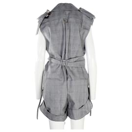 Zimmermann-Maxi Checked Jumpsuit-Black
