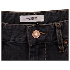 Isabel Marant Etoile-Isabel Marant Etoile Denim Jeans in Black Cotton-Black