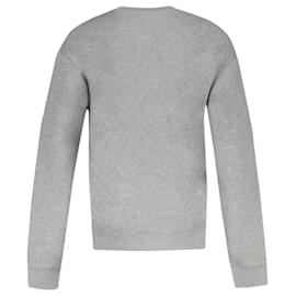 Autre Marque-Felpa Comfort con patch testa di volpe - Maison Kitsune - Cotone - Grigio-Grigio