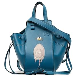 Loewe-Mini borsa per amaca Loewe Blue x Studio Ghibli Spirited Away Boh Mouse-Blu