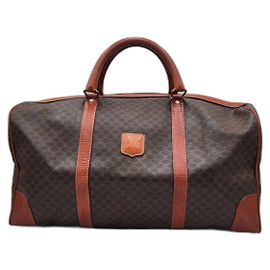 Céline Celine Macadam Boston Reisetasche Braun