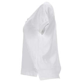 Comme Des Garcons-Comme Des Garcons Polo Shirt in White Cotton-White