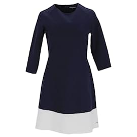 Tommy Hilfiger-Damenkleid mit normaler Passform-Marineblau
