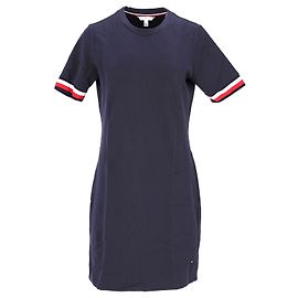 Tommy Hilfiger Damenkleid mit normaler Passform Marineblau