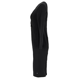Tommy Hilfiger-Tommy Hilfiger Womens Slim Fit Dress in Black Polyester-Black