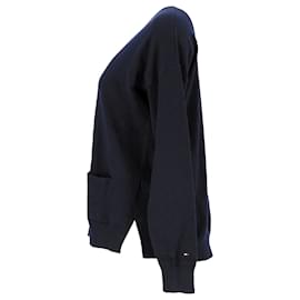 Tommy Hilfiger-Damen-Sweatshirt mit Reißverschluss hinten-Marineblau