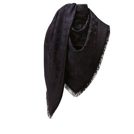 Louis Vuitton LV silk Shawl  new Ardoise colour Black