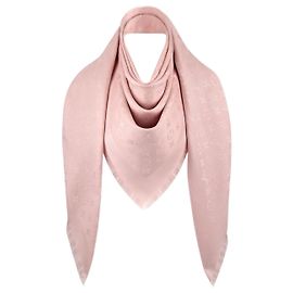 Louis Vuitton Xale LV com monograma na nova cor rosa pó. Rosa