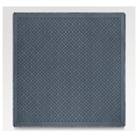 Louis Vuitton-LV Shawl monogram silk Carbone colour-Grey