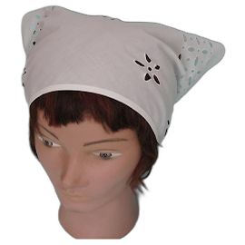 Sciarpa Dolce & Gabbana in cotone bianco con ricami Bianco