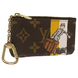 Louis Vuitton-LOUIS VUITTON Monogram Groom Pochette Cles Coin Purse Jaune M60033 Auth ac2759-Other,Monogram