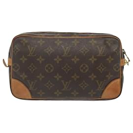 Louis Vuitton-LOUIS VUITTON Monogram Marly Dragonne GM Clutch Bag M51825 LV Auth am5801-Monogram