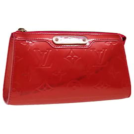 Louis Vuitton-Bolsa cosmética LOUIS VUITTON Monogram Vernis Trousse Rosa Pop M93647 Ep de autenticação3274-Rosa,Outro