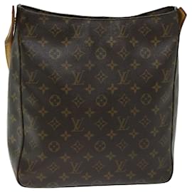 Louis Vuitton-Bolso de hombro GM con monograma y lazo de LOUIS VUITTON M51145 LV Auth 66463-Monograma