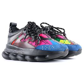 VERSACE Trainers Chain Reaction Black