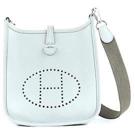 Hermès-HERMES Handbags Mini Evelyne-Grey