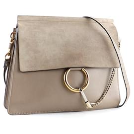 Chloé-CHLOE Handbags Faye-Grey