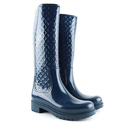 Louis Vuitton-Louis Vuitton boots-Navy blue