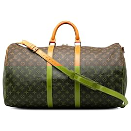 Louis Vuitton-LOUIS VUITTON Travel bags Keepall-Brown