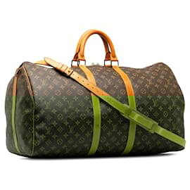 Louis Vuitton-LOUIS VUITTON Travel bags Keepall-Brown