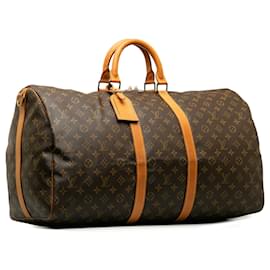 Louis Vuitton-LOUIS VUITTON Travel bags Keepall-Brown