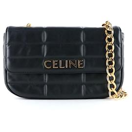 Céline-CELINE Handbags Triomphe-Black