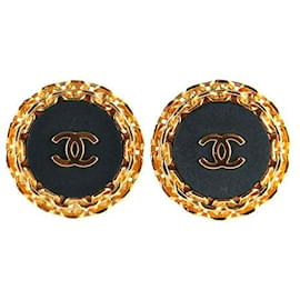 Chanel-Chanel earrings CC-Golden