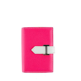 Hermès-HERMES Wallets Bearn-Pink