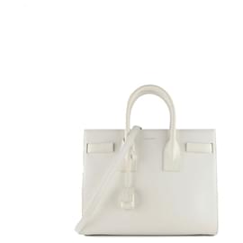 Saint Laurent-SAINT LAURENT Bolsos Sac de Jour-Blanco