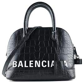 Balenciaga-BALENCIAGA Borse Ville Top Handle-Nero
