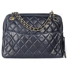 Chanel-CHANEL Handbags-Navy blue