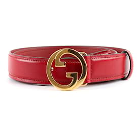 Gucci-GUCCI Belts GG Buckle-Navy blue