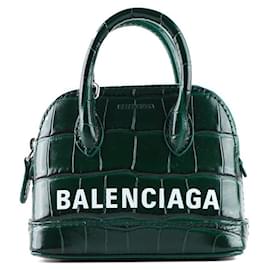 Balenciaga-BALENCIAGA Handbags Ville Top Handle-Green
