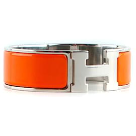Hermès-HERMES Bracelets Clic Clac H-Orange